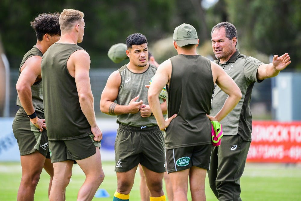 Dave Rennie says Hunter Paisami is the Wallaby who surprised him most in 2020. Photo: Stu Walmsley/Rugby Australia
