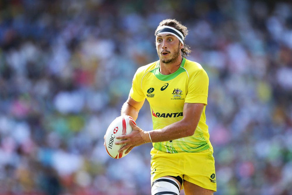 Sam Myers has been ruled out of the final day of the Sydney Sevens. Photo: Getty Images