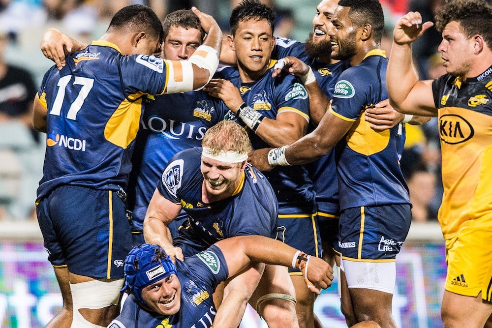 Strong links own the field, but can the Brumbies avoid the 'noise' off it? Photo: ARU Media/Stuart Walmsely.