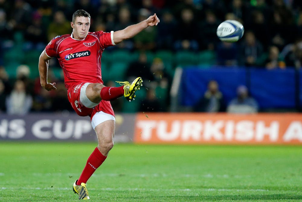 Scarlets' Steven Shingler was yellow-carded against the Blues. Photo: AFP