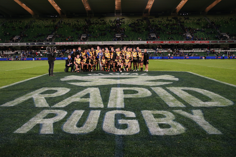 The Global Rapid Rugby season was cancelled. Photo: Getty Images