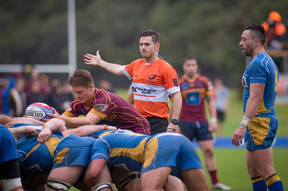 Cooper in action during Fortescue Premier Grade in Western Australia. Photo: RugbyWA