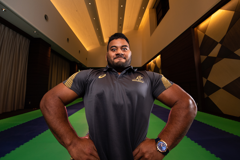Taniela Tupou is gearing up for his first World Cup campaign. Photo; RUGBY.com.au/Stuart Walmsley