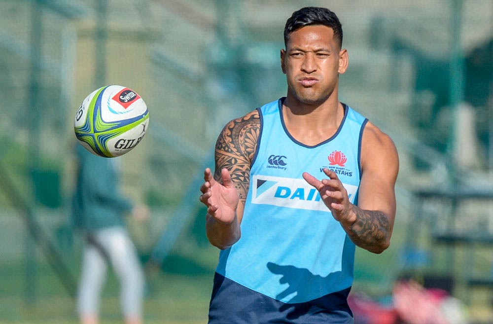 Israel Folau has been floated as an outside centre option for the Wallabies. Photo: Getty Images
