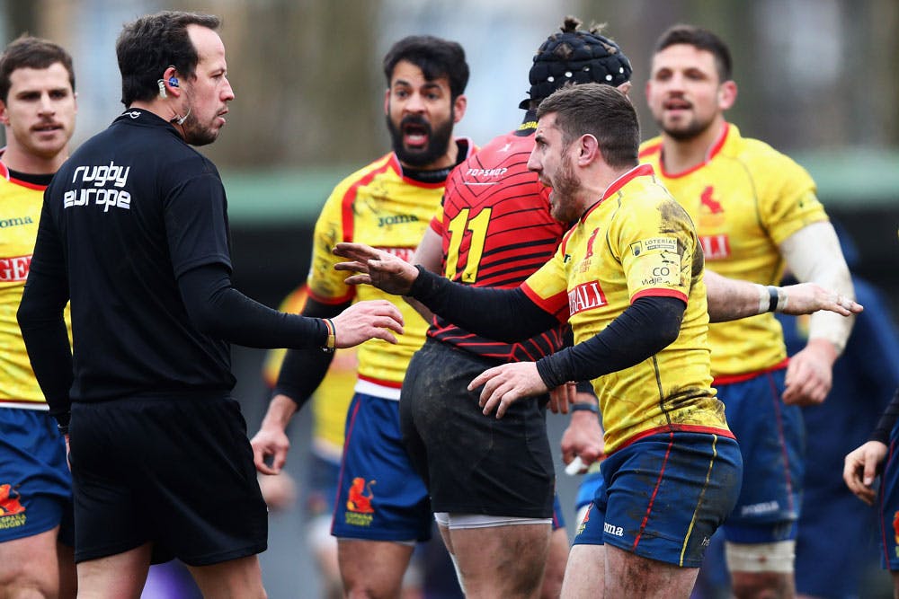 World Rugby is investigating a Spain protest. Photo: Getty Images