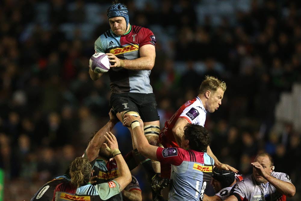James Horwill's Harlequins are in the Challenge Cup decider. Photo: Getty Images