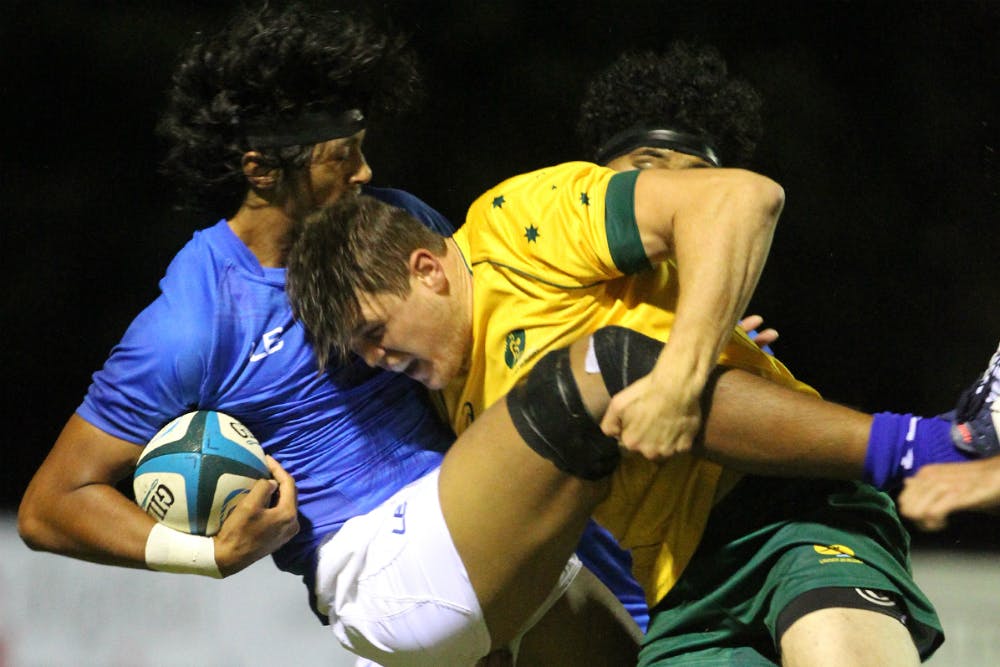 The Australian U20s were good without being great last night. Photo: Oceania Rugby/Sportography