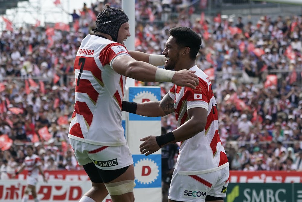 Japan beat Fiji in the opening round of the Pacific Nations Cup. Photo: Getty Images