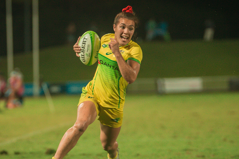 Australia's women claimed gold at the Oceania 7s. Photo: Oceania Rugby