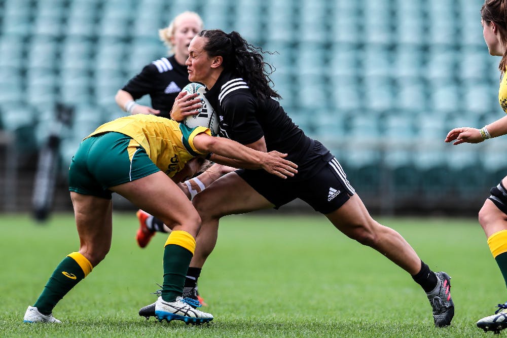 Portia Woodman starred for the Black Ferns. Photo: Getty Images