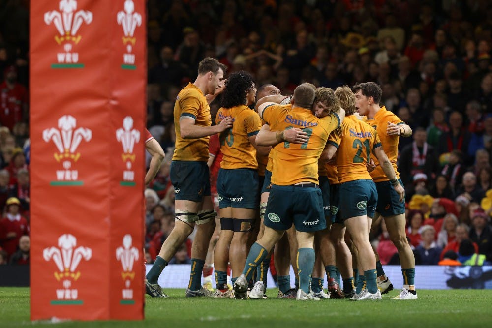 The Wallabies are riding high after their thrilling victory over Wales. Photo: Getty Images