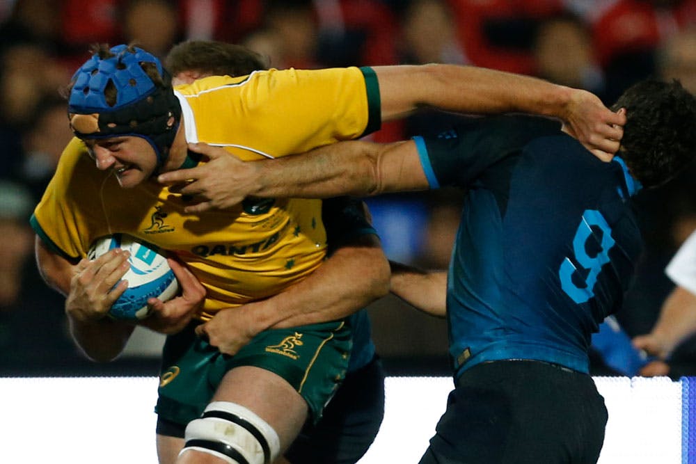 Dean Mumm scored a try against the Pumas last year. Photo: Getty Images