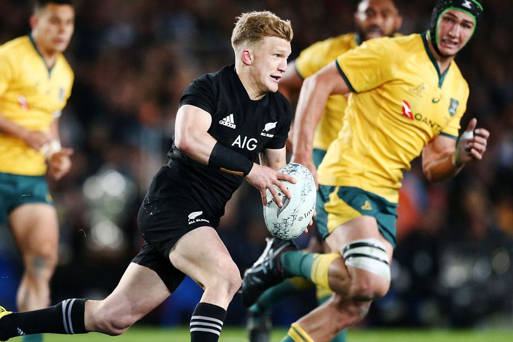Damian McKenzie is out of the All Blacks Test. Photo: Getty Images