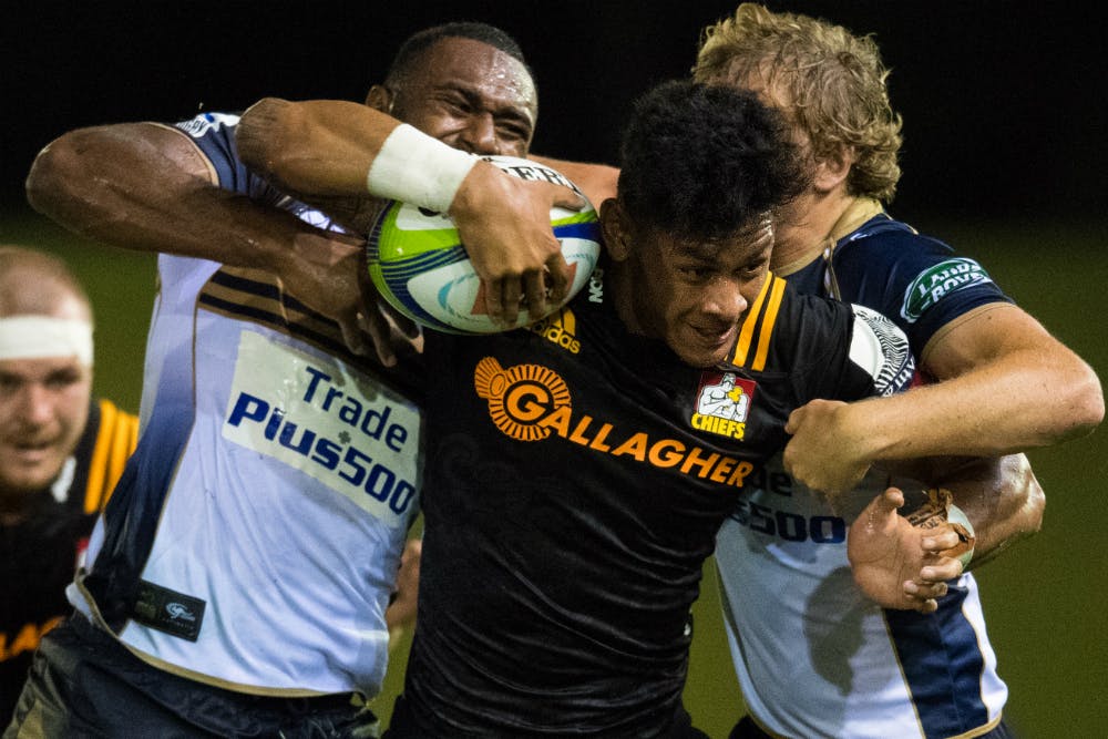 Solomon Alaimalo and the Chiefs proved far too good for the Brumbies. Photo: RUGBY.com.au/Stuart Walmsley