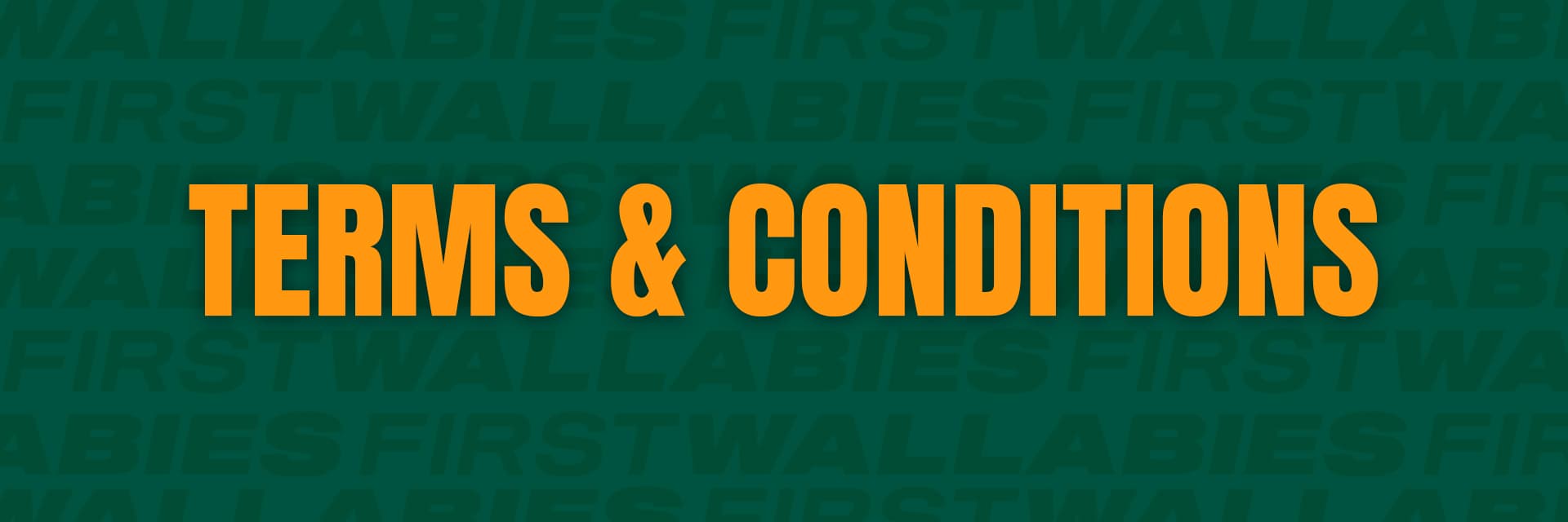 Wallabies First 2027 T&Cs