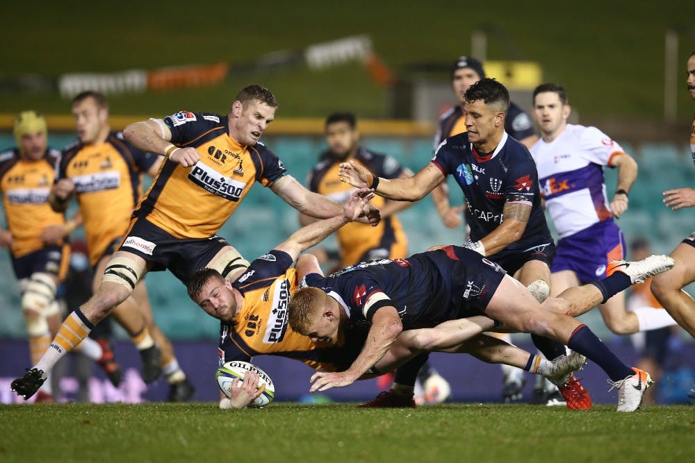 Mack Hansen had a target on his back on Friday night against the Rebels. Photo: Getty Images