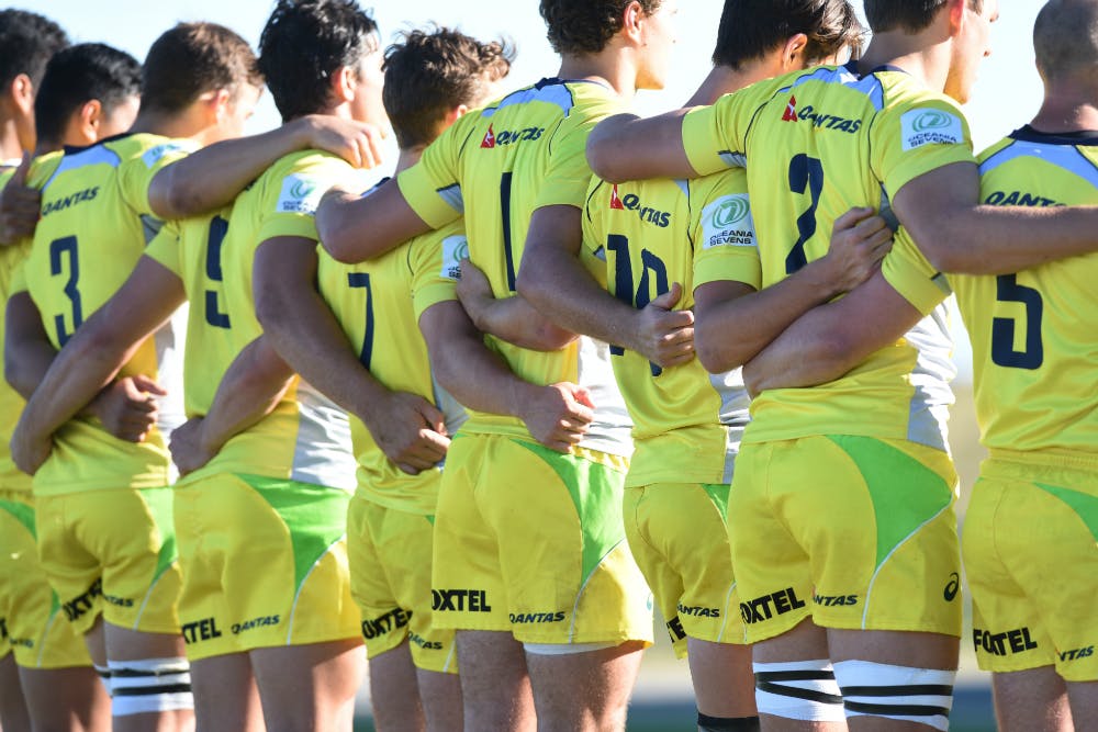 The Australian Men's Sevens side are off to a perfect start in Munich. Photo: Ben Dolphin