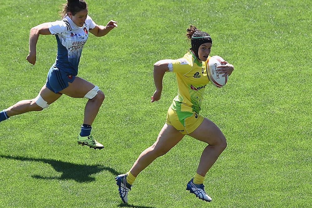 Emilee Cherry scored five tries in Langford across the Canada Sevens weekend