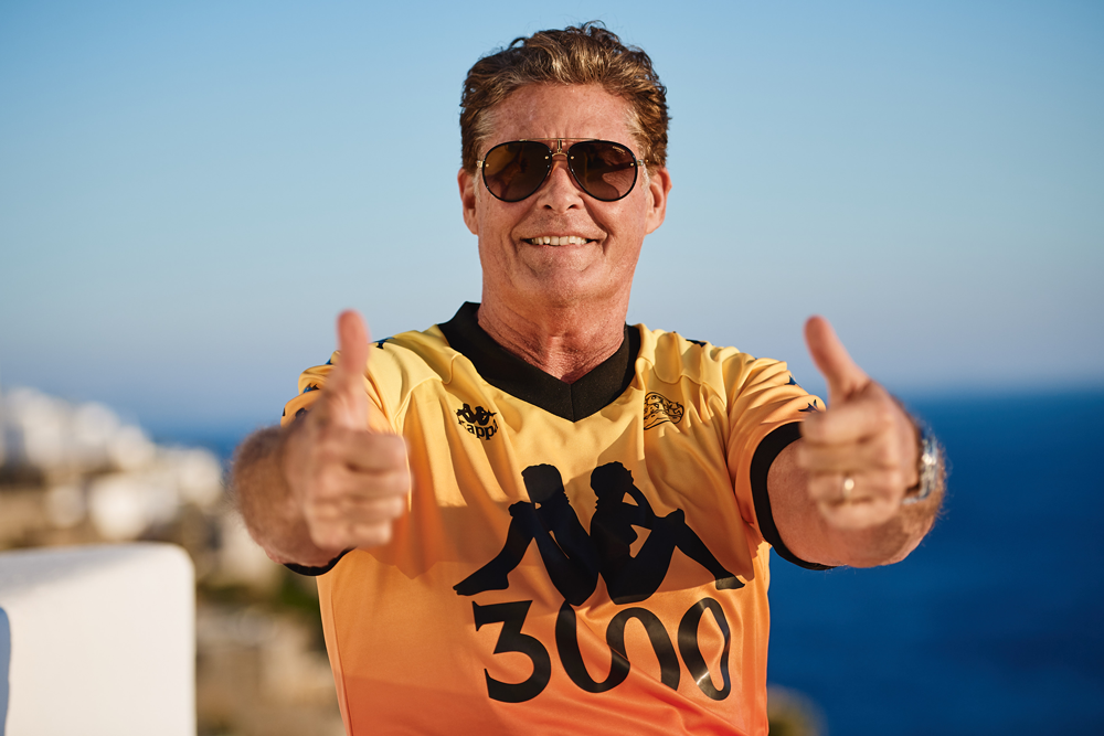 David Hasselhoff provided one of rugby's Stranger Things moments. Photo: Getty Images