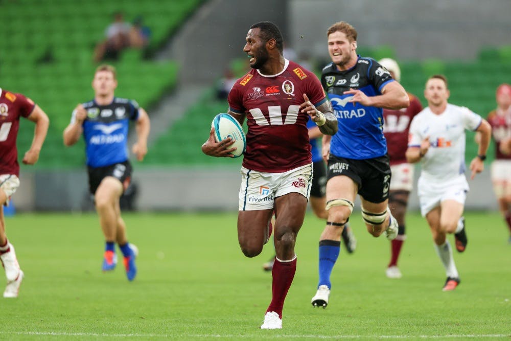 Suli Vunivalu impressed for the Reds in their thumping victory. Photo: Getty Images