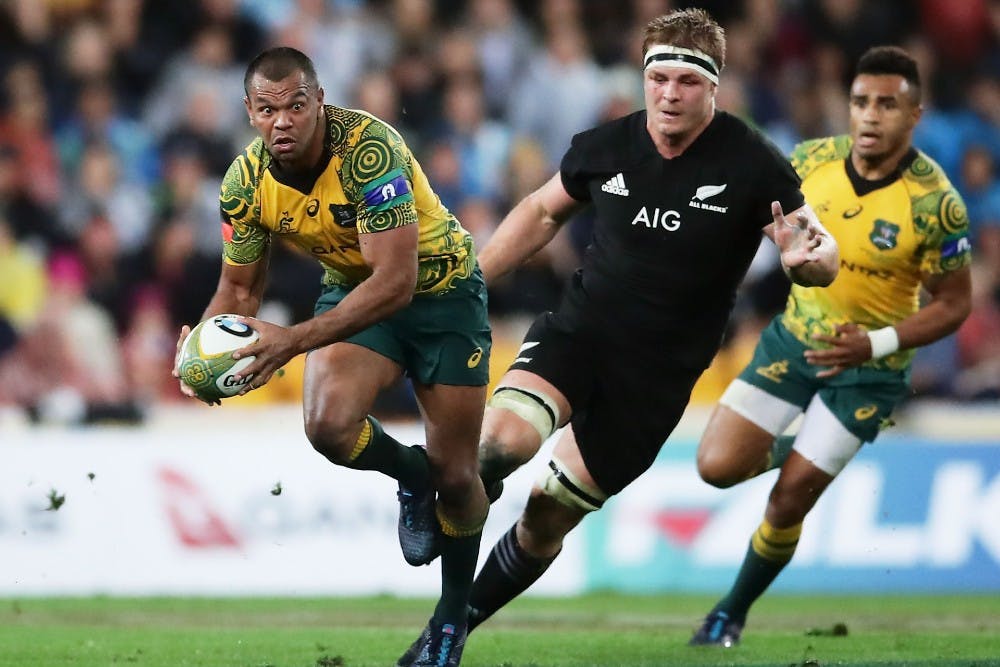 Dane Haylett-Petty says the Wallabies need more players like Kurtley Beale and hopes by wearing the Indigenous jersey they can inspire more people to play rugby. Photo: Getty Images