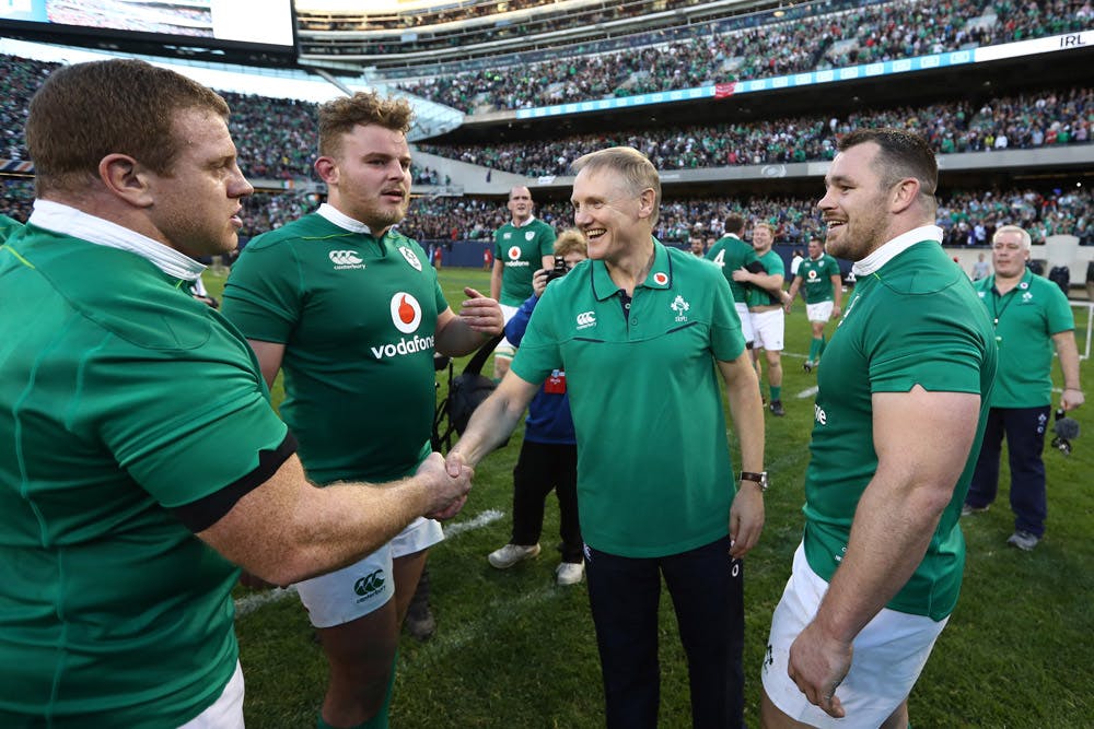 Joe Schmidt after Ireland's win over New Zealand. Photo: Getty Images