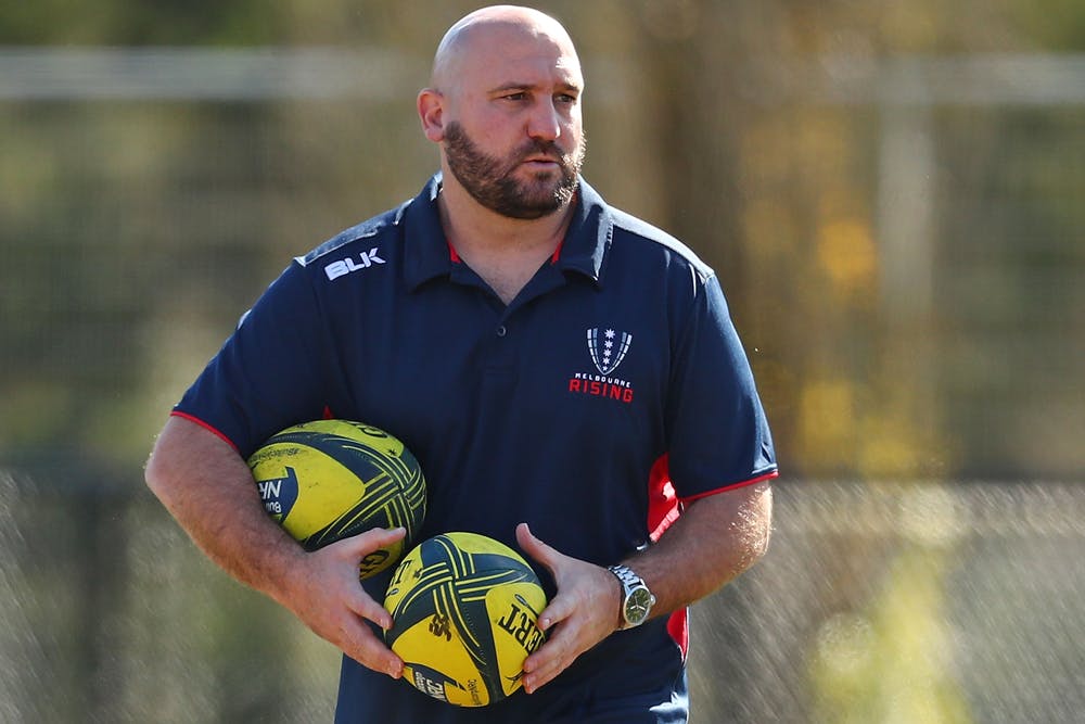 Zane hilton is coaching the Rising for the third year. Photo: Getty Images