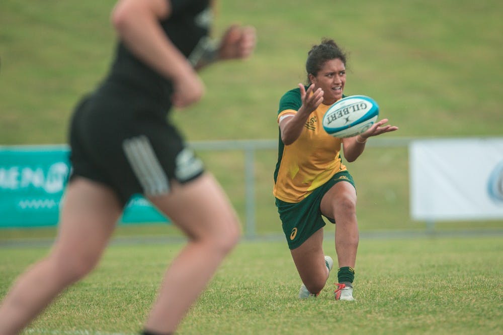Flyhalf Zahara Temara has been named in the Australia A side to take on Samoa at the Oceania Championships in Fiji. Photo: Getty Images