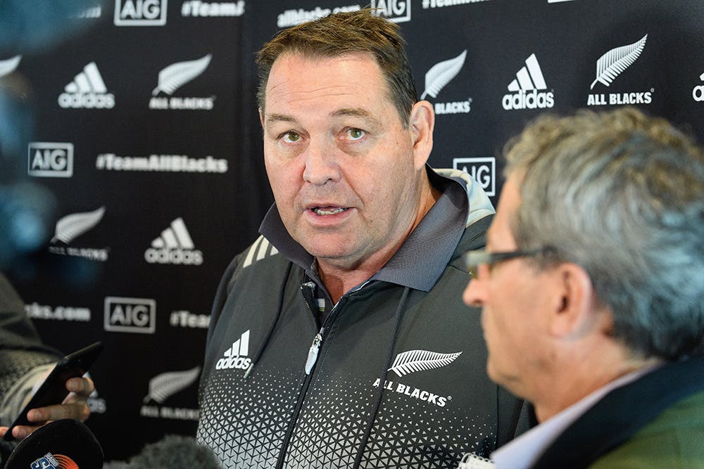 New Zealand coach Steve Hansen has said he has no interest in taking on Eddie Jones' England job. Photo: Getty Images