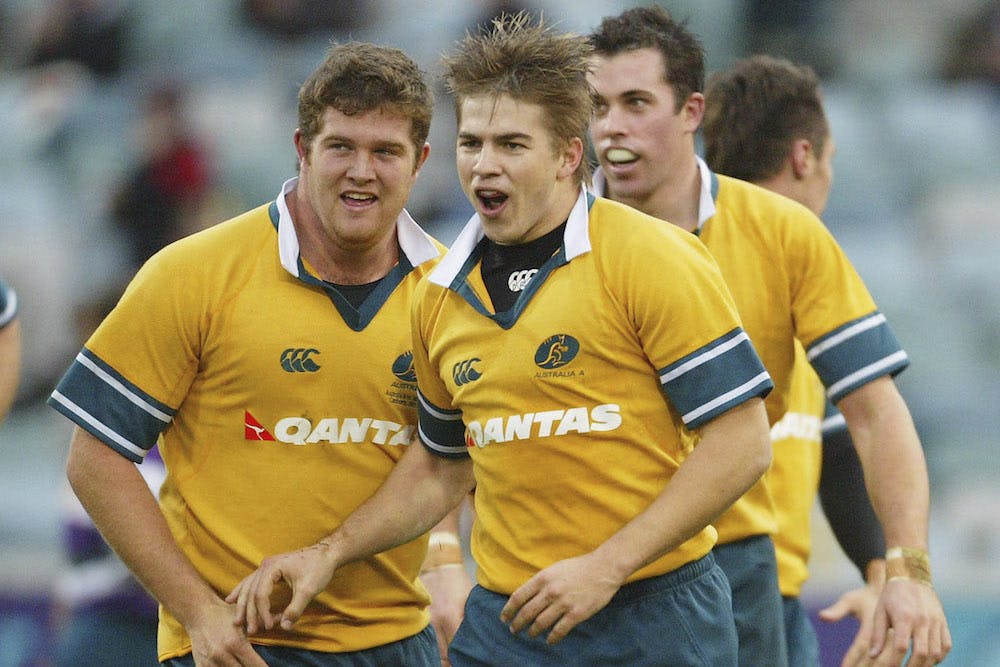 A young Drew Mitchell playing for Australia A against the Junior All Blacks in 2005. Photo: Getty Images