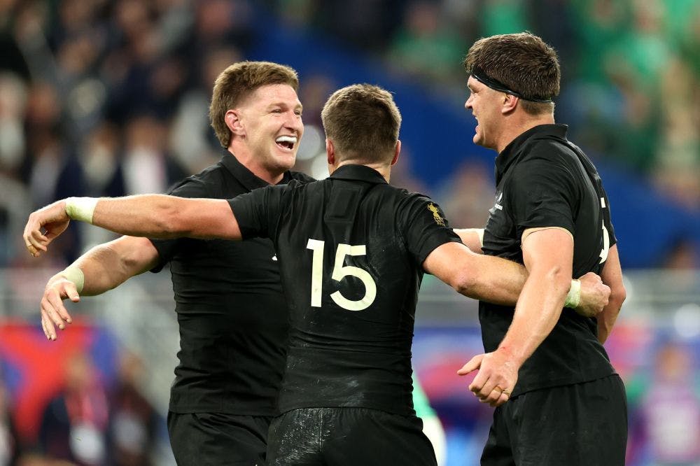 The All Blacks have hung on for victory over Ireland. Photo: Getty Images