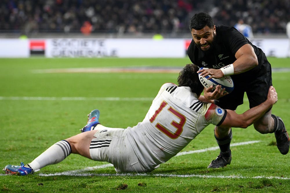 Lima Sopoaga and the All Blacks hung on in a midweek thriller. Photo: AFP