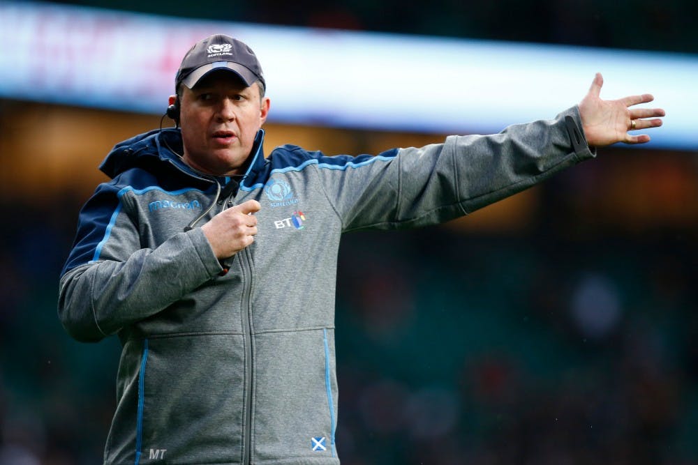 Former Scotland assistant coach Matt Taylor has been lured home as Wallabies defence coach under Dave Rennie. Photo: AFP