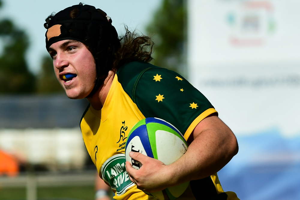 Lachlan Lonergan and the Junior Wallabies are out for a second World Rugby U20s win. Photo: Getty Images