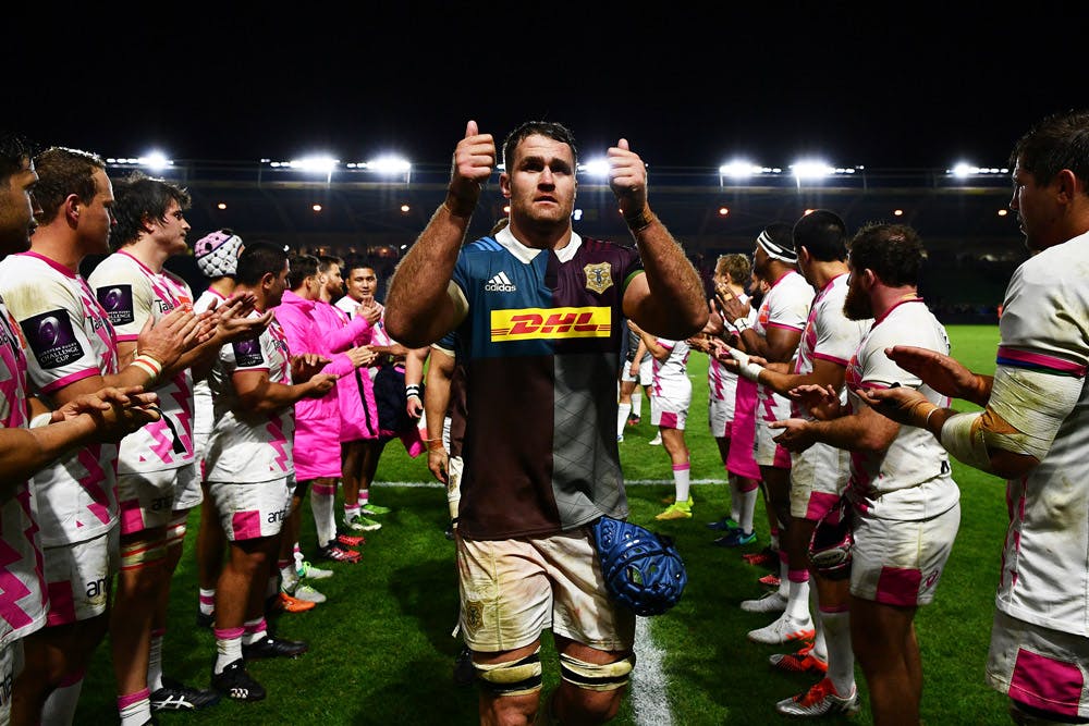 James Horwill captained 'Quins to a big win. Photo: Getty Images