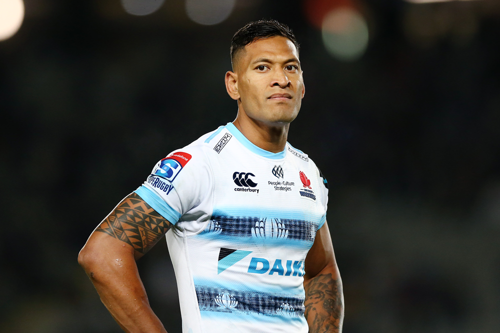 Rugby Australia intends to sack Israel Folau over his social media use. Photo: Getty Images