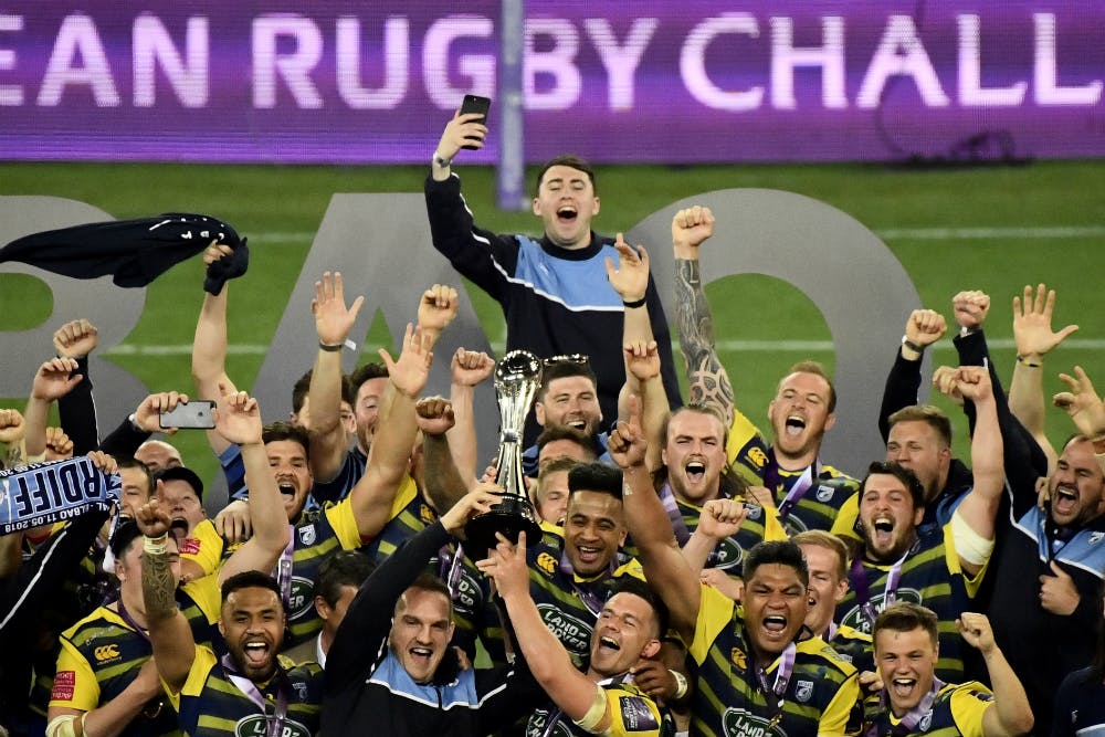 Cardiff claimed Challenge Cup glory overnight. Photo: Getty Images