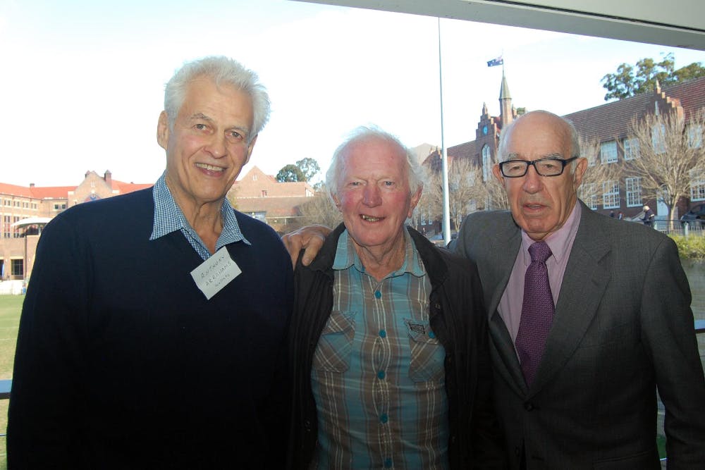 Barry McDonald - pictured centre. Photo: Supplied 