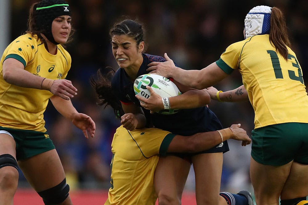 France took advantage of the Wallaroos' lapses on Monday morning. Photo: Getty Images