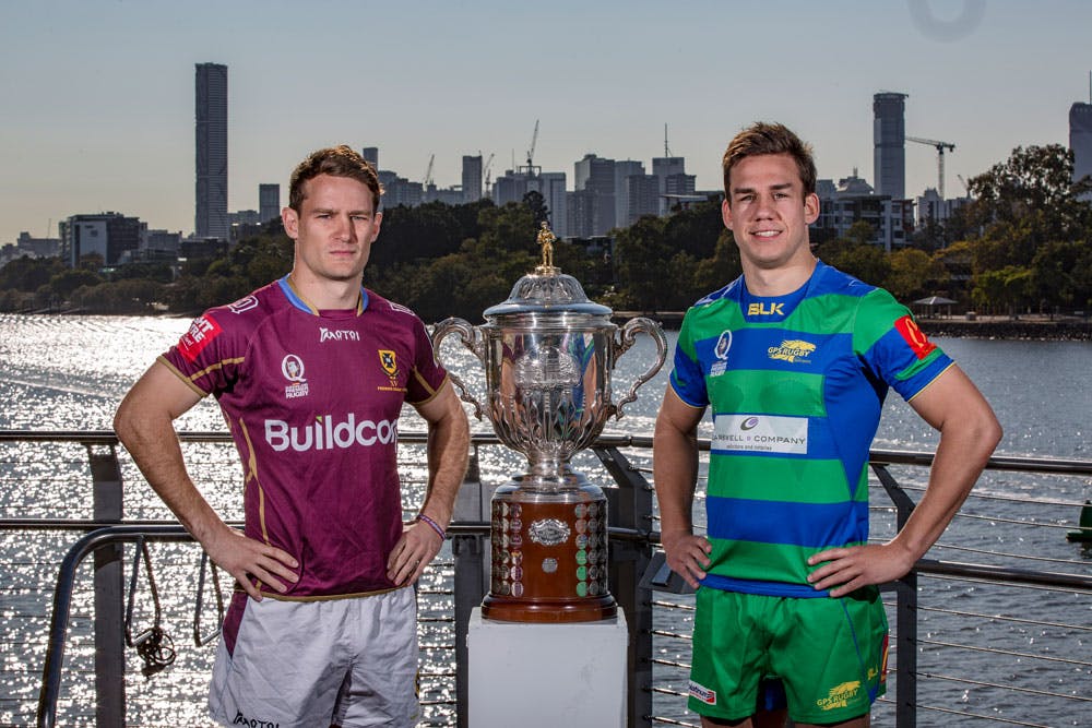 UQ and GPS will be fighting it out for the Hospital Challenge Cup. Photo: QRU Media/Brendan Hertel