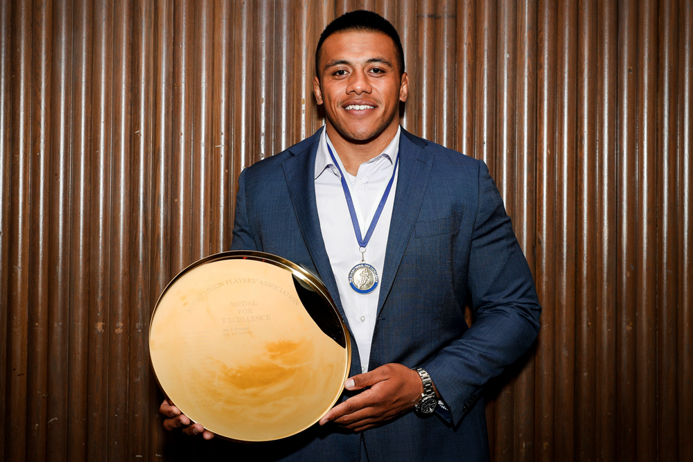 Allan Alaalatoa has won the RUPA Medal for Excellence. Photo: Getty Images