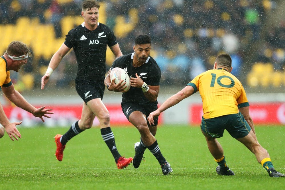Richie Mo'unga believes Noah Lolesio will enjoy starting in the No.10 jersey against All Blacks. Photo: Getty Images