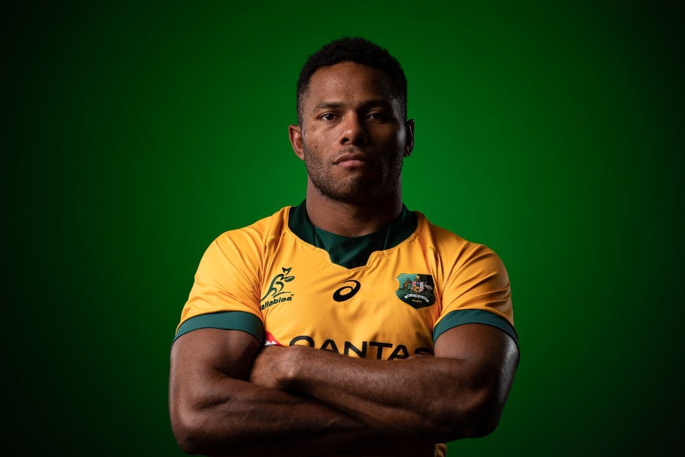 Filipo Daugunu played for Fiji in soccer and now is on the verge of playing for the Wallabies. Photo: Getty Images