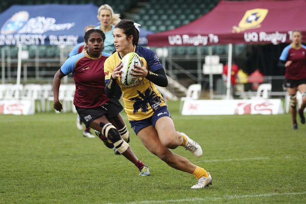 Charlotte Caslick and Bond will be looking to go one better. Photo: RUGBY.com.au/Karen Watson