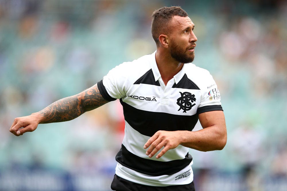 Quade Cooper has been playing club rugby in 2018. Photo: Getty Images