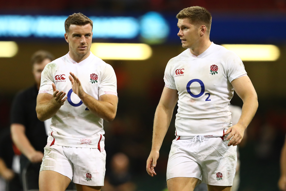 Owen Farrell and George Ford will start together in London. Photo: Getty Images