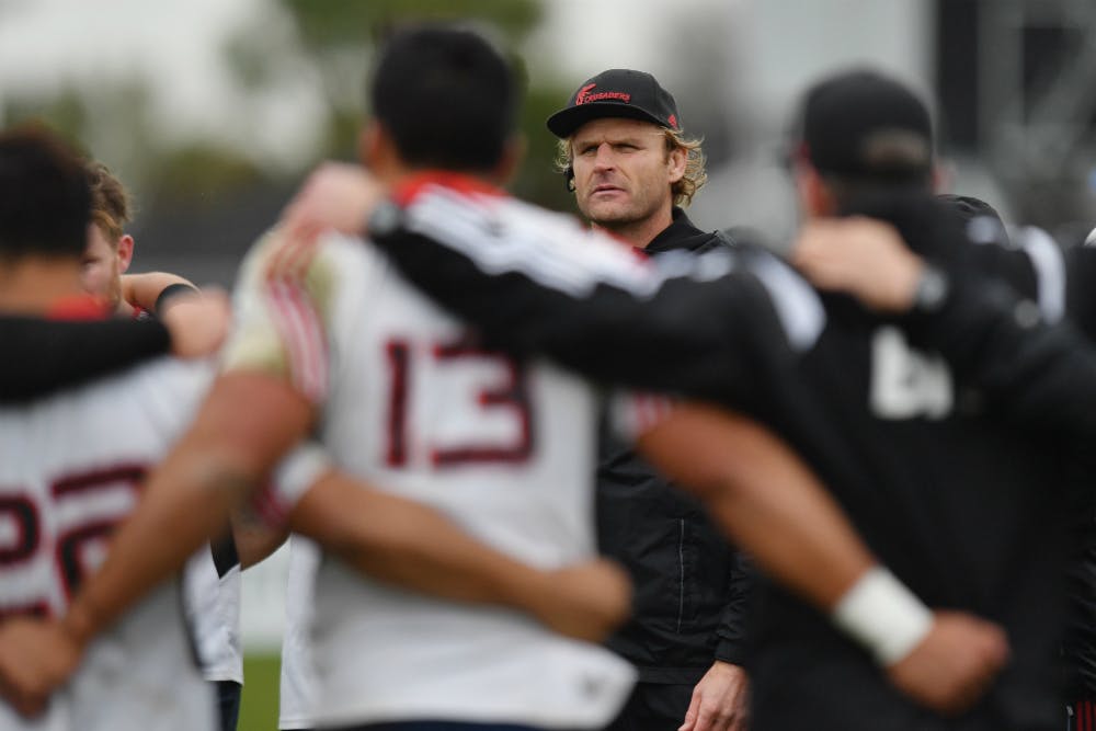 Scott Robertson has named an unchanged Crusaders side to take on the Chiefs. Photo: Getty Images