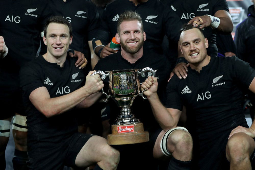 The All Blacks had a series clean sweep against Wales. Photo: Getty Images