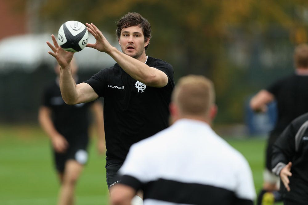 Wallabies and Brumbies lock Sam Carter, at Barbarians trianing during the week. Photo: Getty Images
