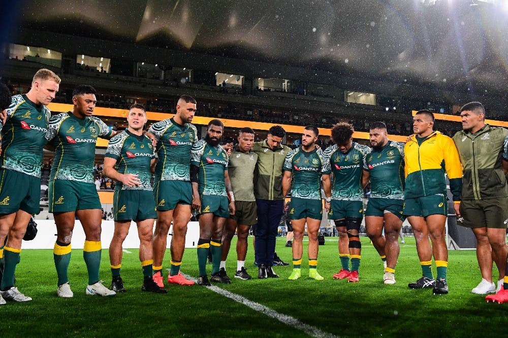 Wallabies coach Dave Rennie says his side has a long way to go. Photo: Stuart Walmsley/Rugby Australia